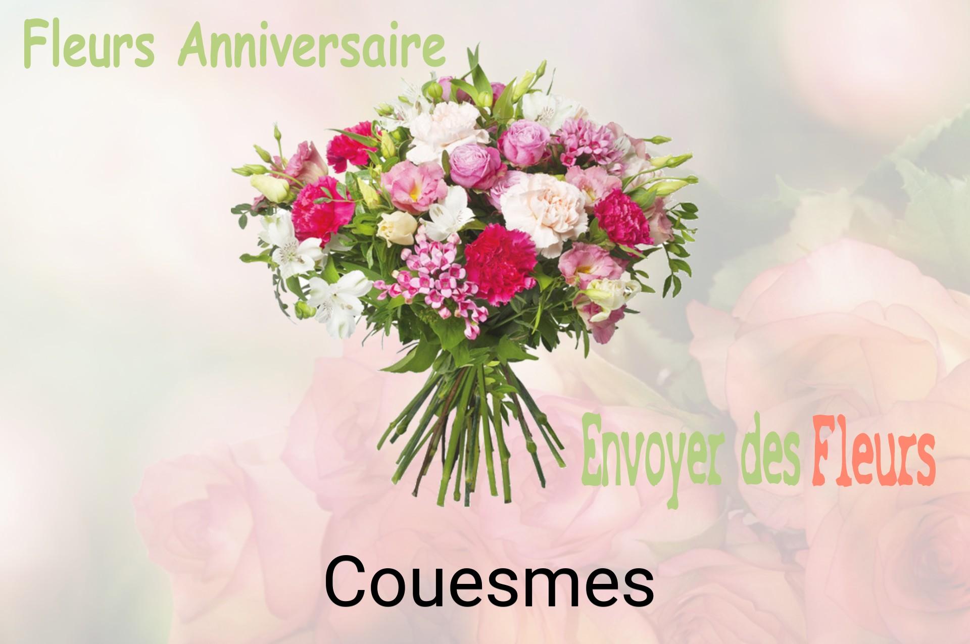 Bouquet de fleurs d’anniversaire livré à Couesmes